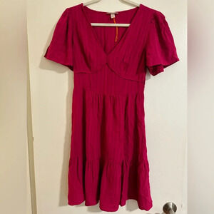 Knox Rose Pink Short Sleeve Dress Size XS